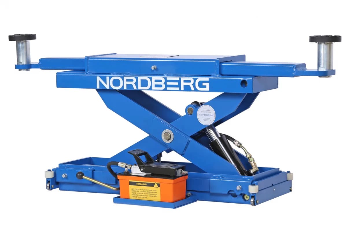 N433BA Nordberg Траверса пневмогидравлическая 3.2 т для подъемника 4465B, синяя