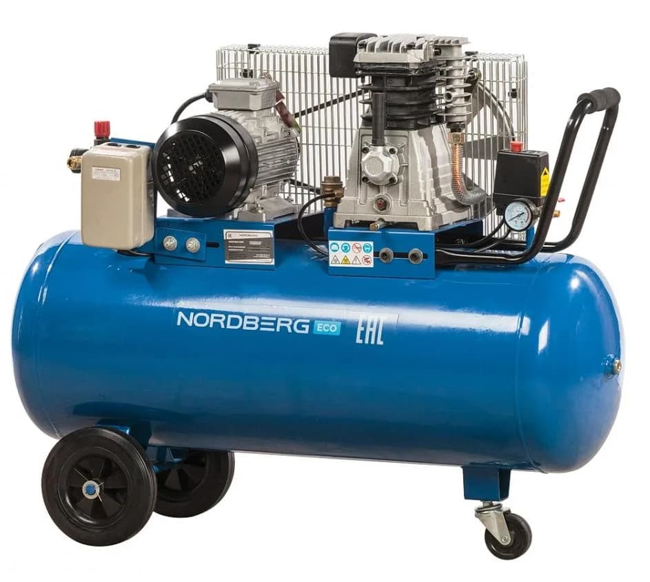 NCE100/400 NORDBERG ECO Компрессор поршневой с ременным приводом, объем 100 л