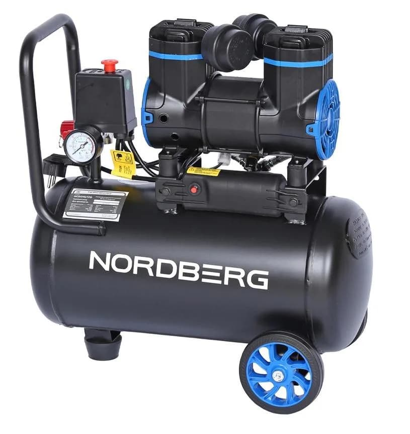 NCEO10/170 Nordberg Компрессор безмасляный 220 В, ресивер 18 л, 170 л/мин