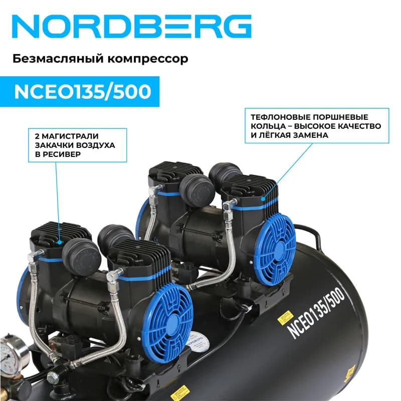 Компрессоры поршневые NCEO135/500
