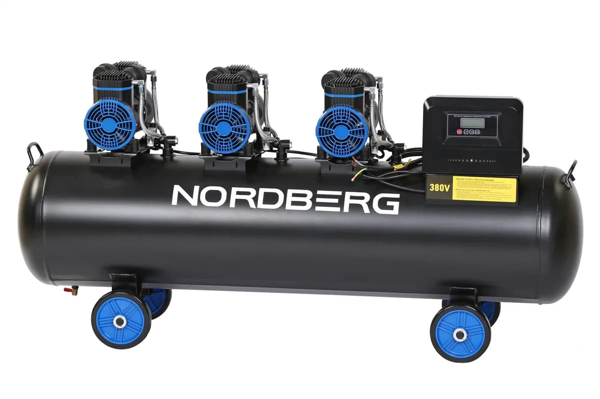 NCEO170/750 Nordberg Компрессор безмасляный 380 В, ресивер 170 л, 750 л/мин