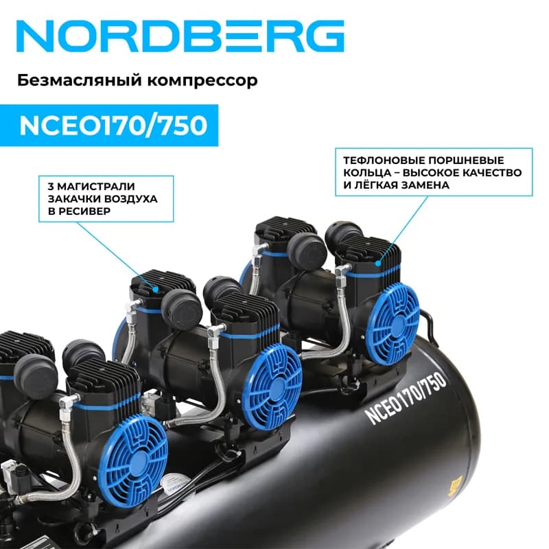 Компрессоры поршневые NCEO170/750