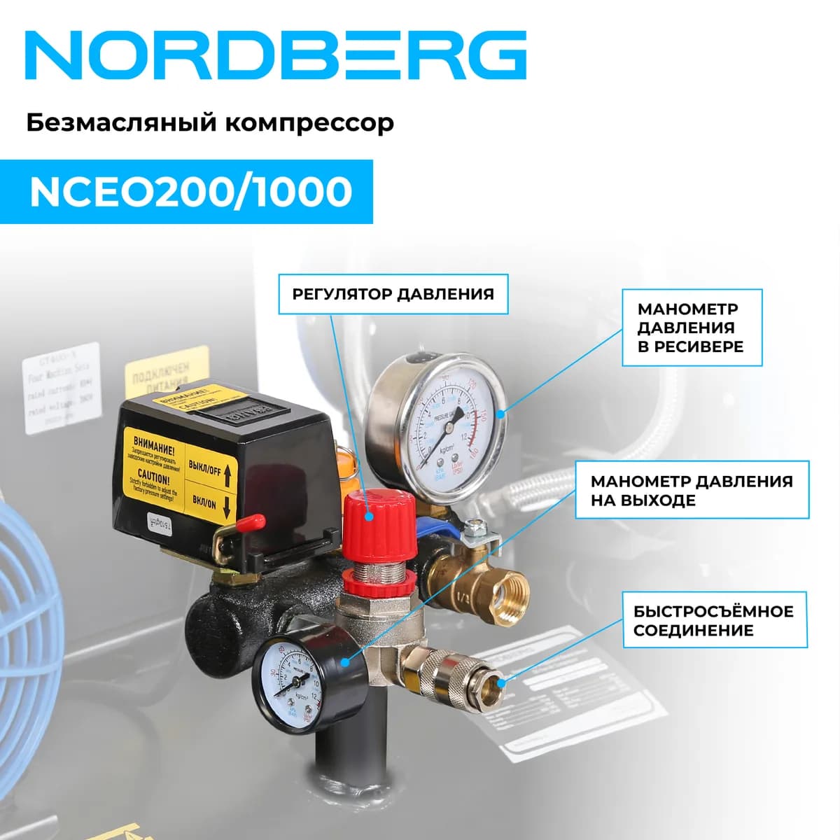 Компрессоры поршневые NCEO200/1000