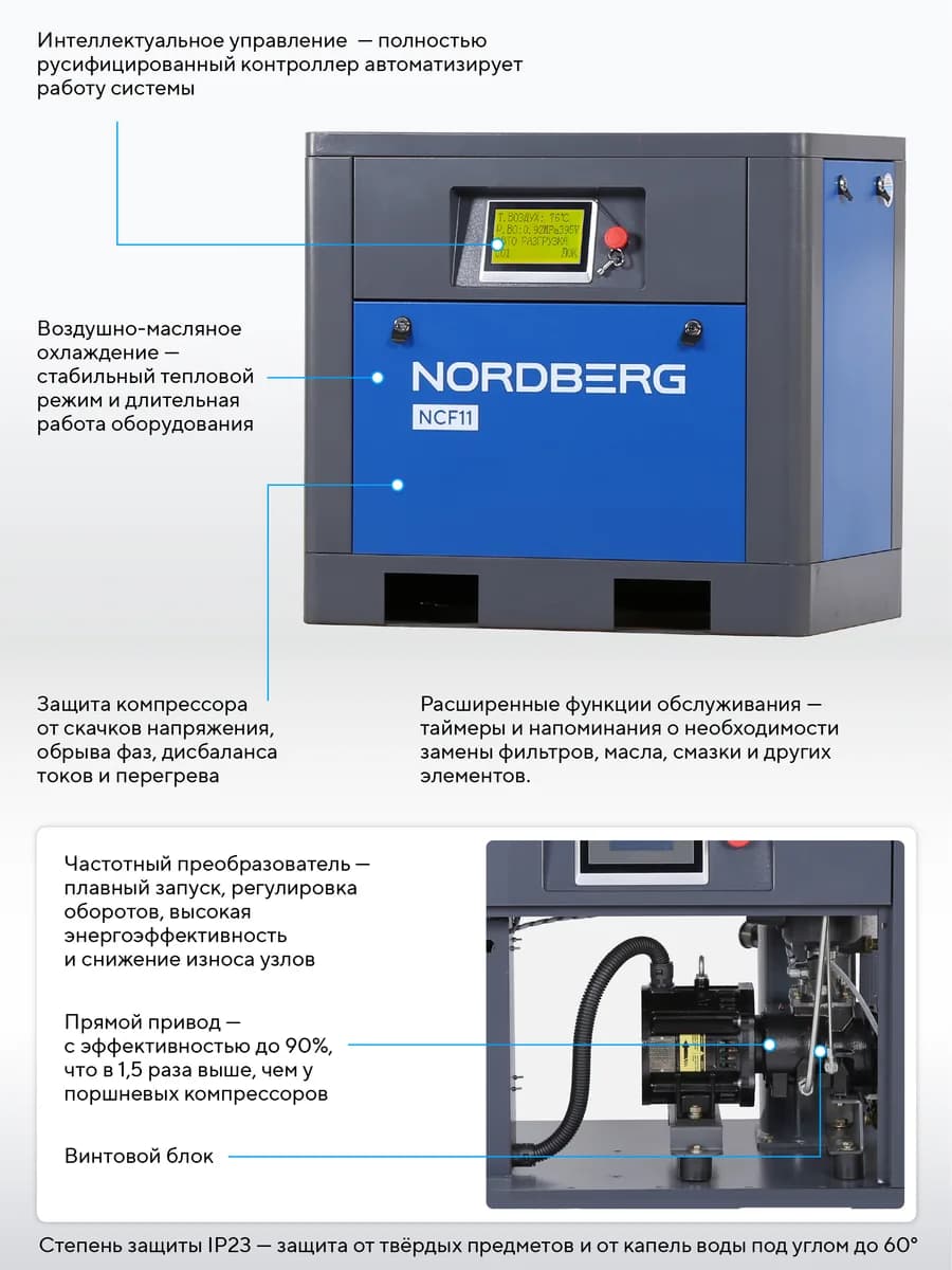 Компрессоры винтовые NCF11