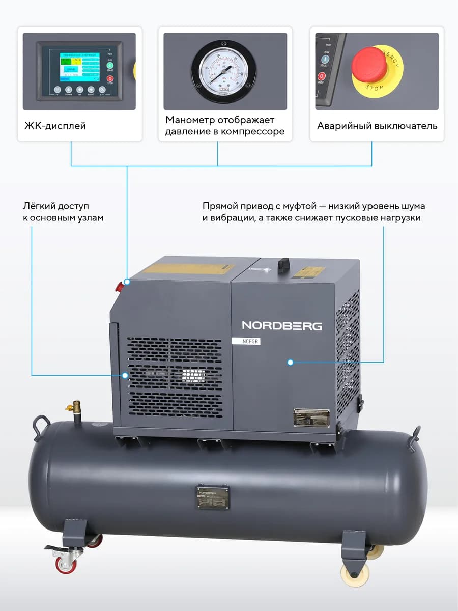Компрессоры винтовые NCF5R