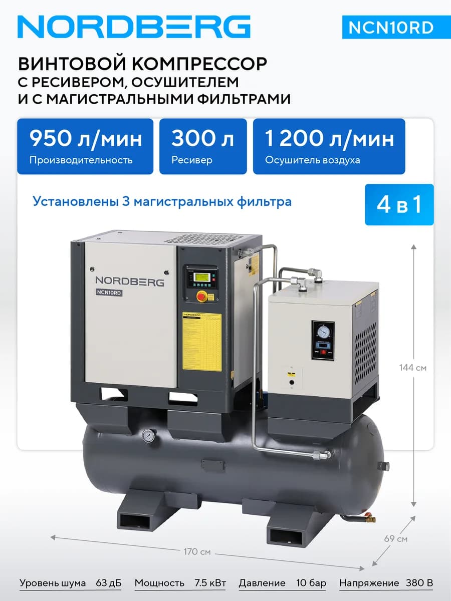 Компрессоры винтовые NCN10RD