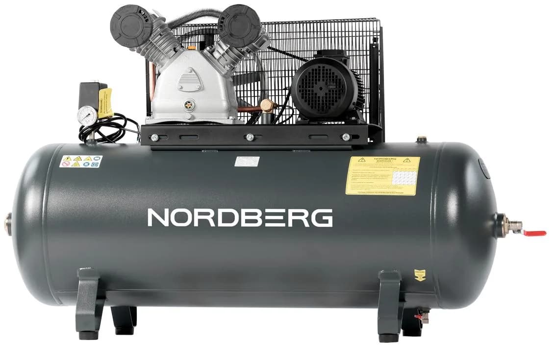 NCP300/690 Nordberg Компрессор поршневой с ременной передачей 380В, ресив. 270л, 690л/мин