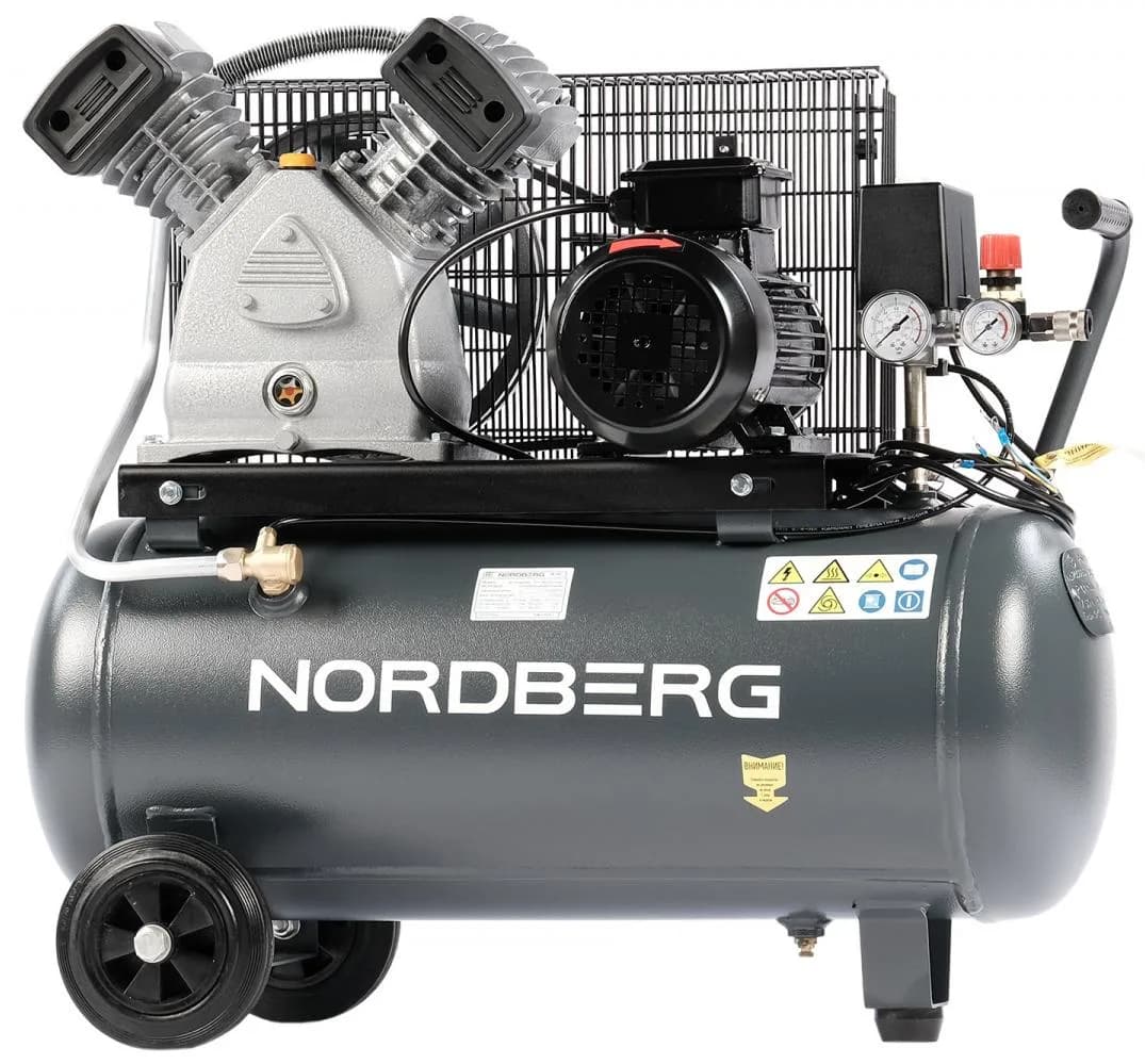 NCP50/420 NORDBERG Компрессор поршневой 380В ресивер 50л 420л/мин