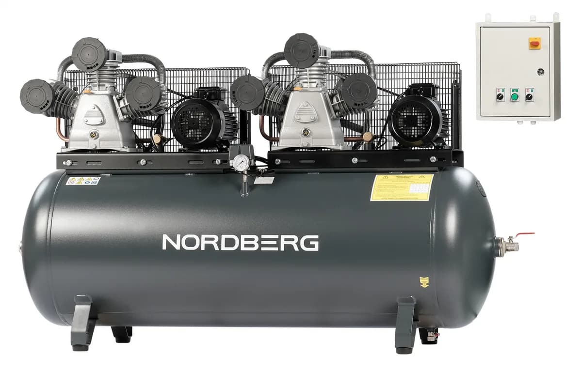 NCP500/1900 NORDBERG Компрессор поршневой 380В ресивер 500л 1900л/мин