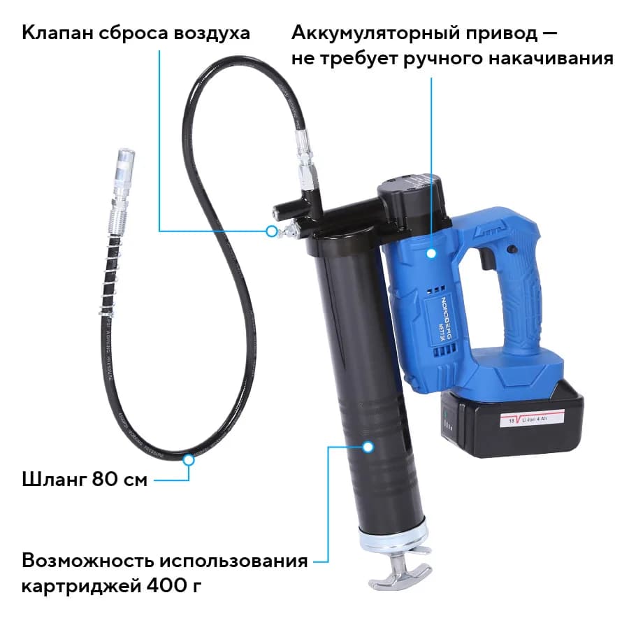 Шприцы для смазки и масла NE773K