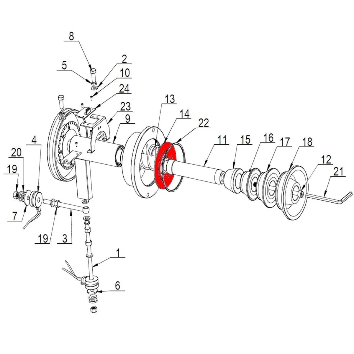Пластиковый диск измерительного узла VT-61, VT-61 NEW, VT-62, VT-62 NEW, VT-63, VT-63 NEW