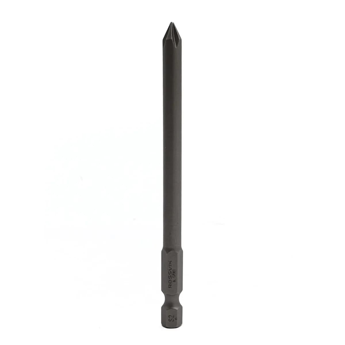 Бита крестовая ROSSVIK 63100PH1, PH1, 100 мм, 1/4", сплав S2 (10шт в коробке)