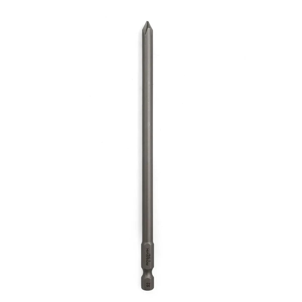 Бита крестовая ROSSVIK 63150PH1, PH1, 150 мм, 1/4", сплав S2 (10шт в коробке)