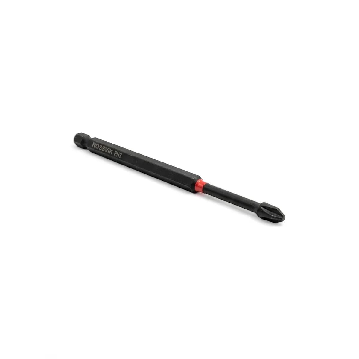 Бита ударная крестовая ROSSVIK 63150PH3-IB, PH3, 150 мм, 1/4", сплав S2 (10шт в коробке)