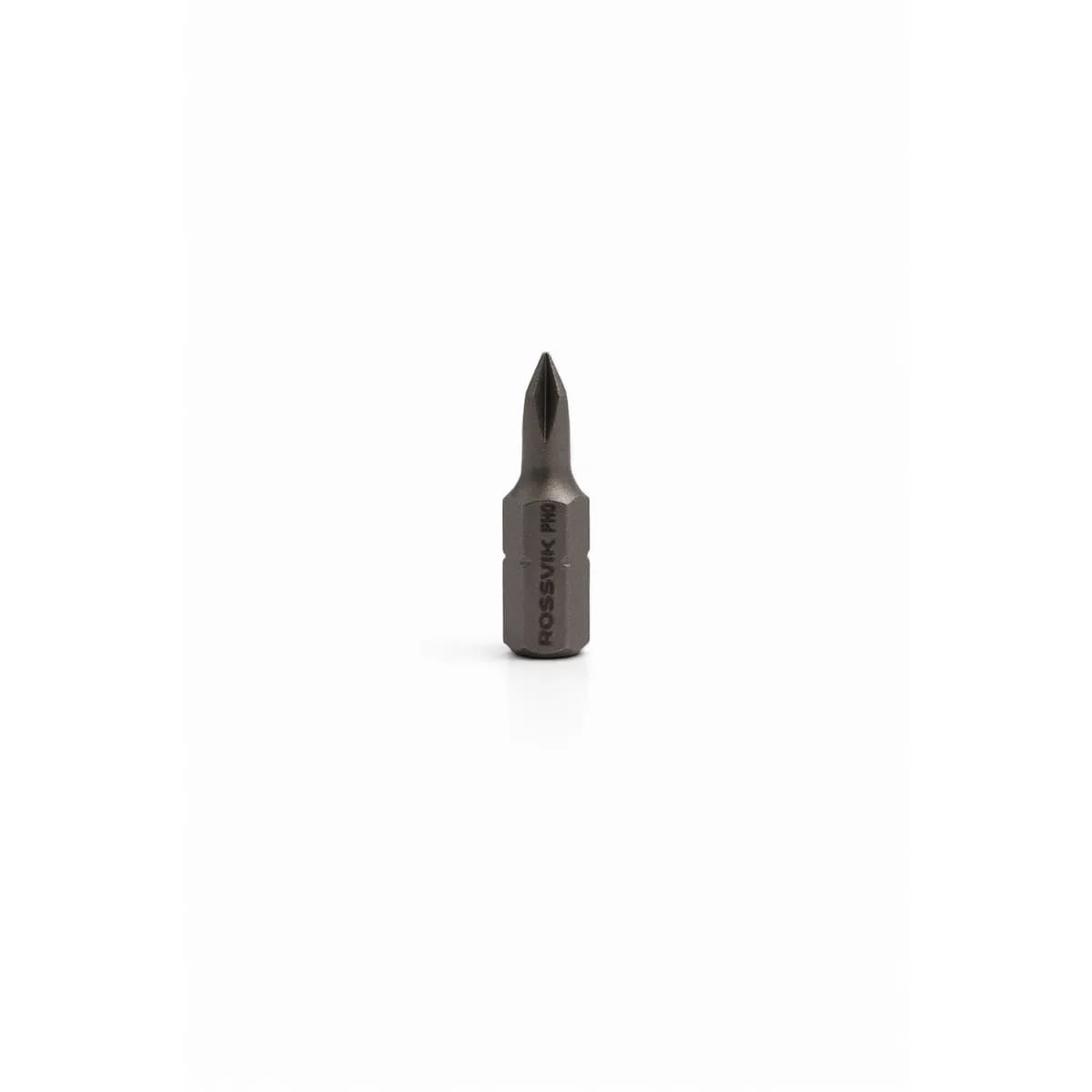 Бита крестовая ROSSVIK 6325PH0, PH0, 25 мм, 1/4", сплав S2 (20шт в коробке)