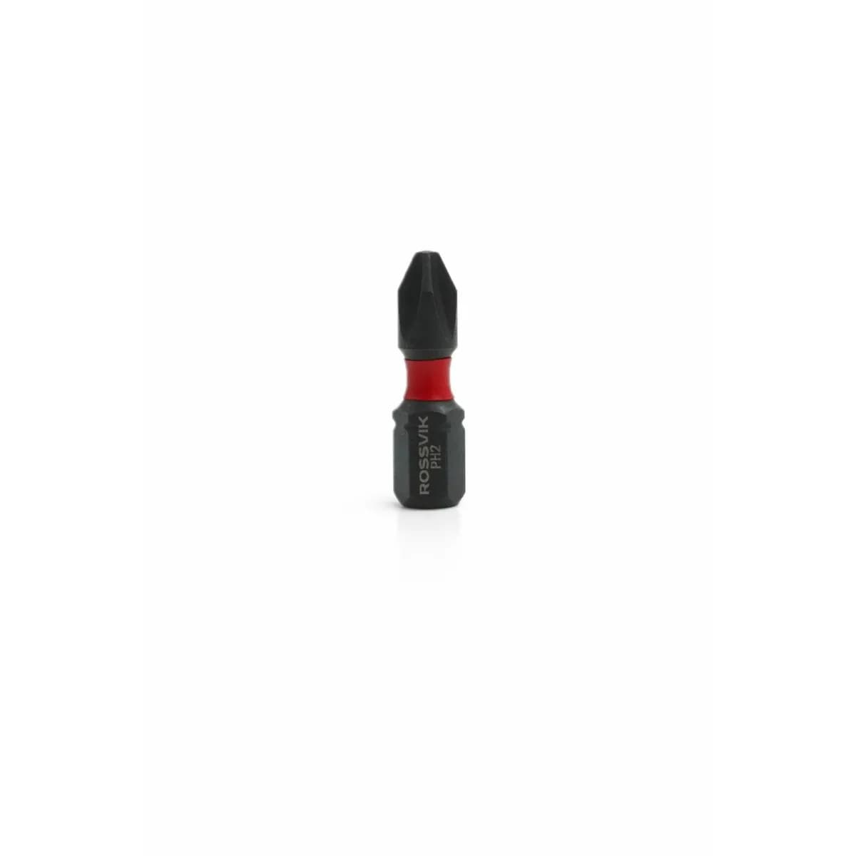 Бита ударная крестовая ROSSVIK 6325PH2-IB, PH2, 25 мм, 1/4", сплав S2 (20шт в коробке)