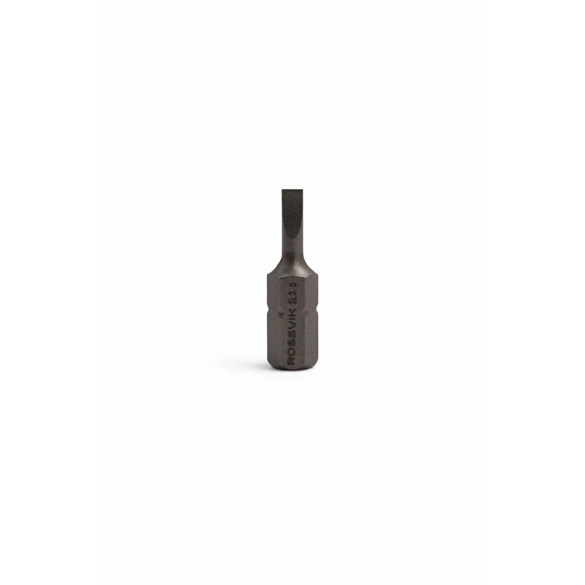 Бита шлицевая ROSSVIK 6325SL3, SL3, 25 мм, 1/4", сплав S2 (20шт в коробке)