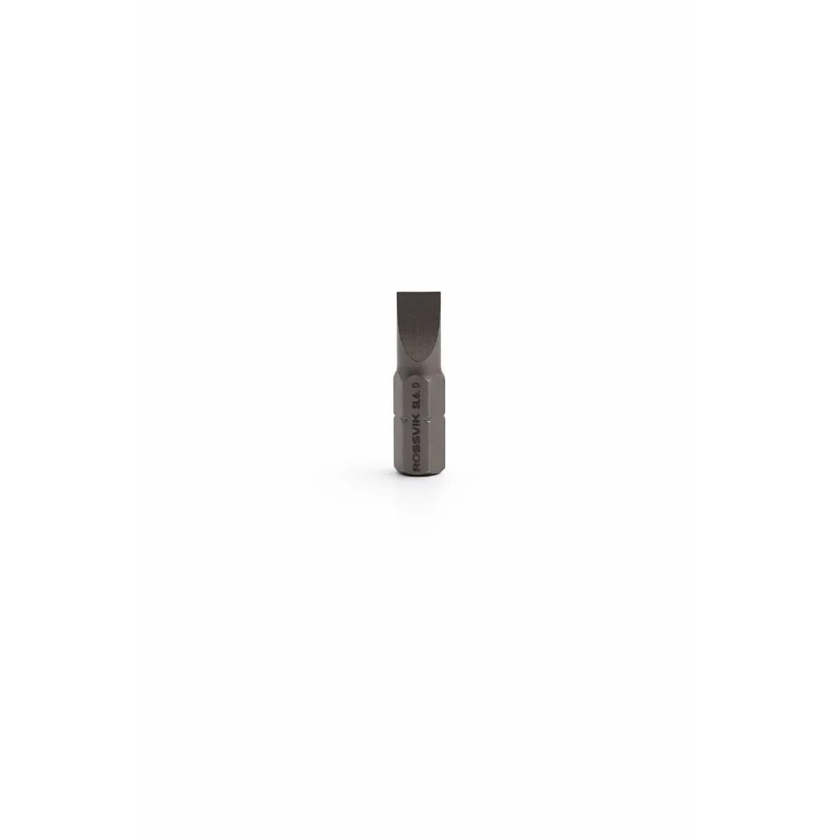 Бита шлицевая ROSSVIK 6325SL6, SL6, 25 мм, 1/4", сплав S2 (20шт в коробке)