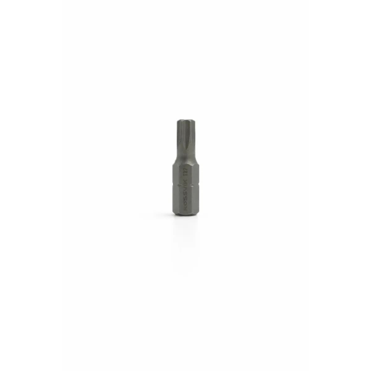 Бита TORX ROSSVIK 6325T27, T27, 25 мм, 1/4", сплав S2 (20шт в коробке)