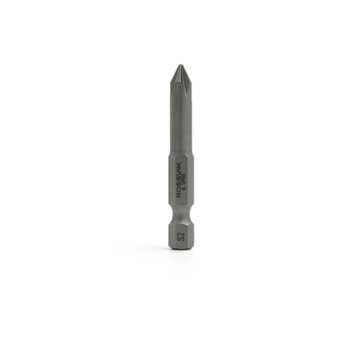 Бита крестовая ROSSVIK 6350PH1, PH1, 50 мм, 1/4", сплав S2 (10шт в коробке)