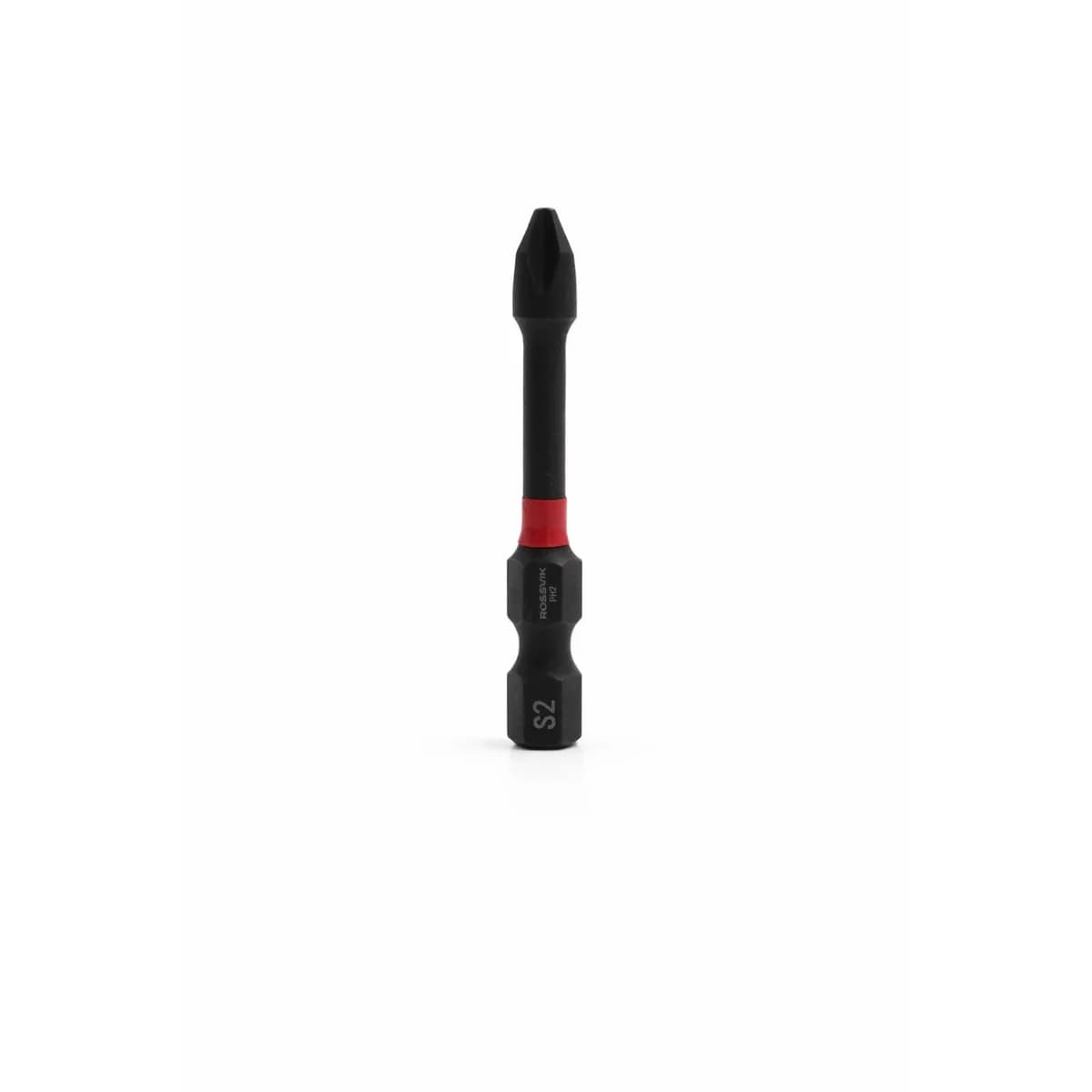 Бита ударная крестовая ROSSVIK 6350PH2-IB, PH2, 50 мм, 1/4", сплав S2 (10шт в коробке)