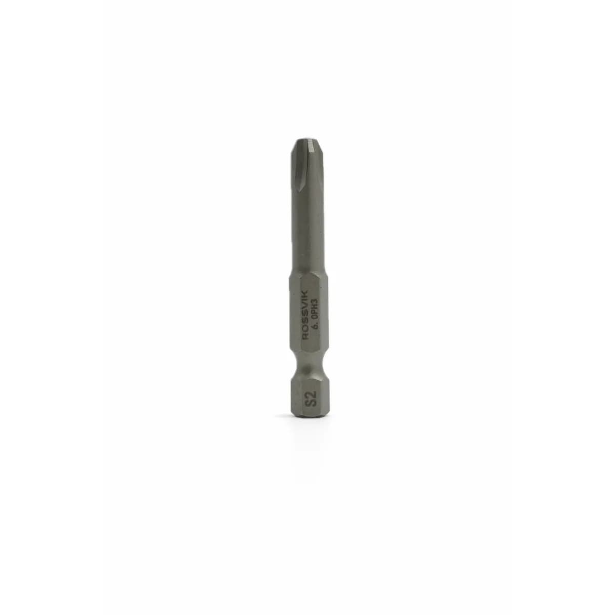 Бита крестовая ROSSVIK 6350PH3, PH3, 50 мм, 1/4", сплав S2 (10шт в коробке)