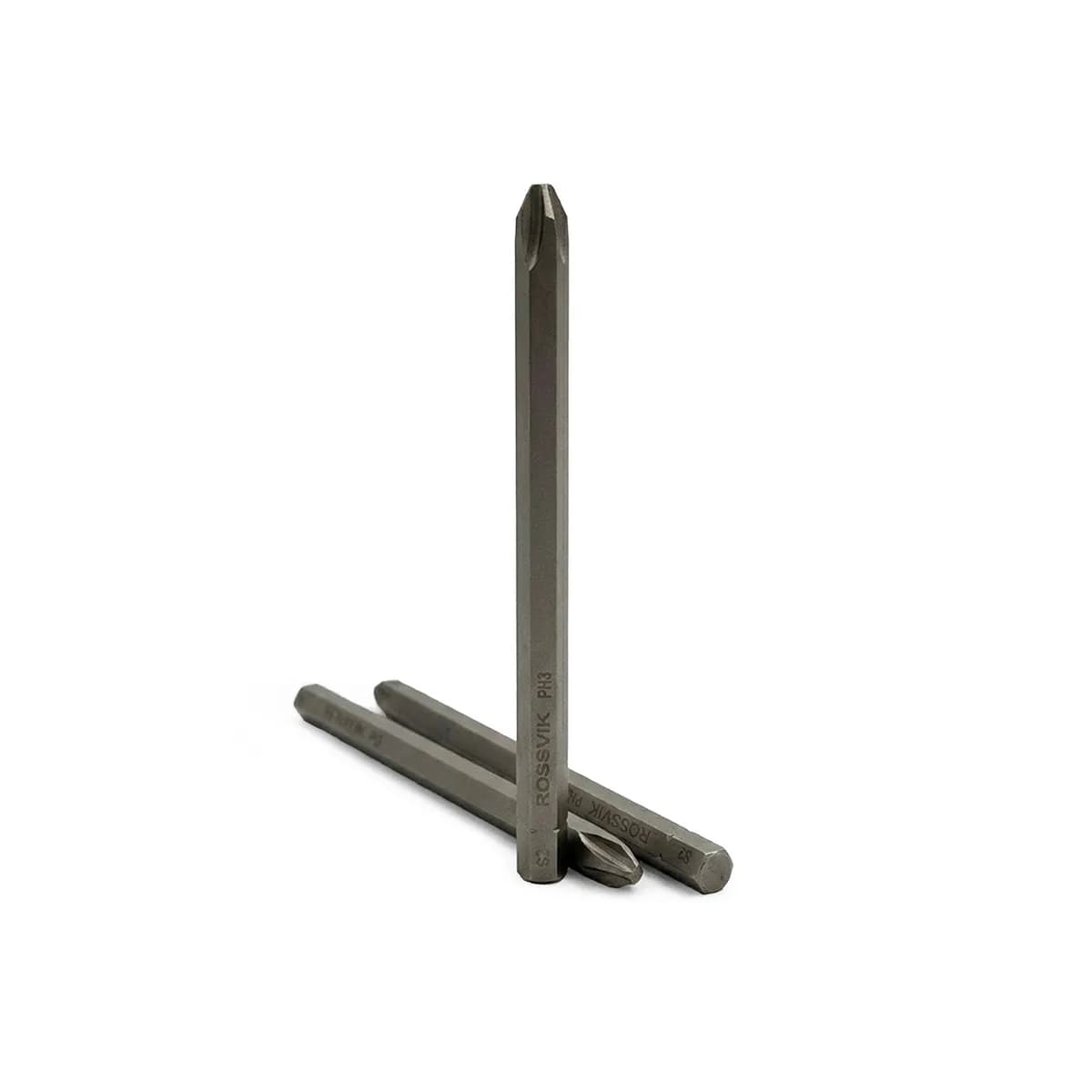 Бита крестовая ROSSVIK 80120PH3, PH3, 120 мм, 5/16", сплав S2 (10шт в коробке)