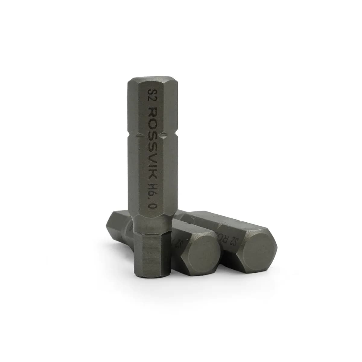 Бита HEX ROSSVIK 8036H60, H6.0, 36 мм, 5/16", сплав S2 (20шт в коробке)
