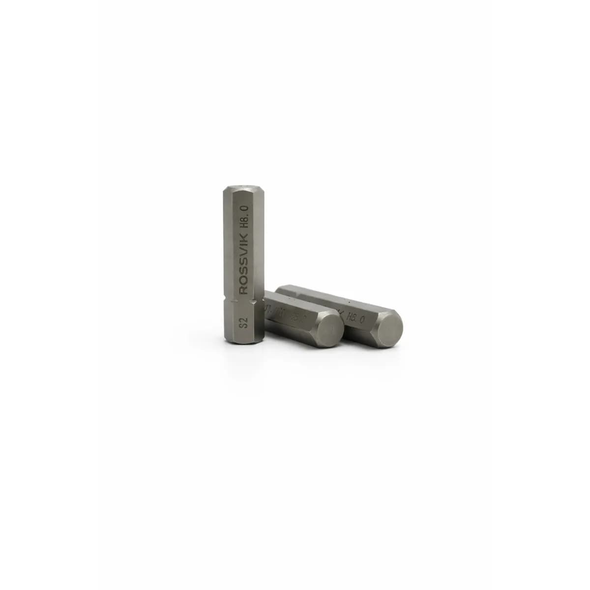 Бита HEX ROSSVIK 8036H80, H8.0, 36 мм, 5/16", сплав S2 (20шт в коробке)