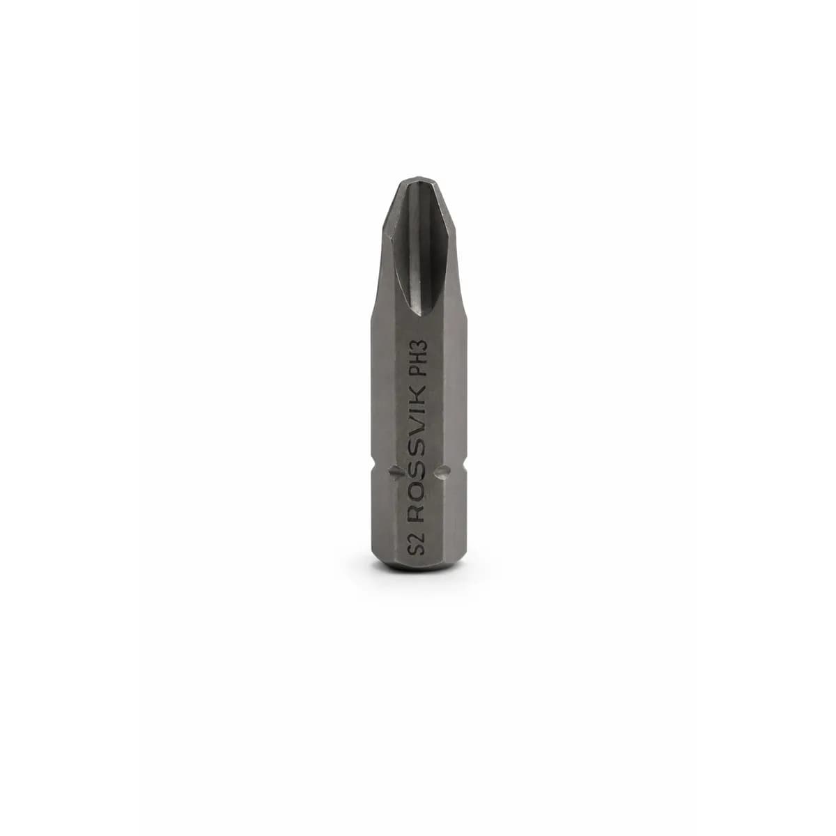 Бита крестовая ROSSVIK 8036PH3, PH3, 36 мм, 5/16", сплав S2 (20шт в коробке)