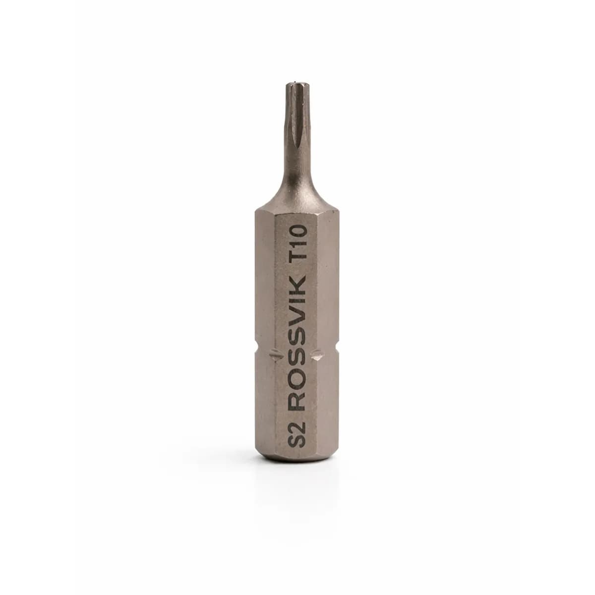 Бита TORX ROSSVIK 8036T10, T10, 36 мм, 5/16", сплав S2 (20шт в коробке)