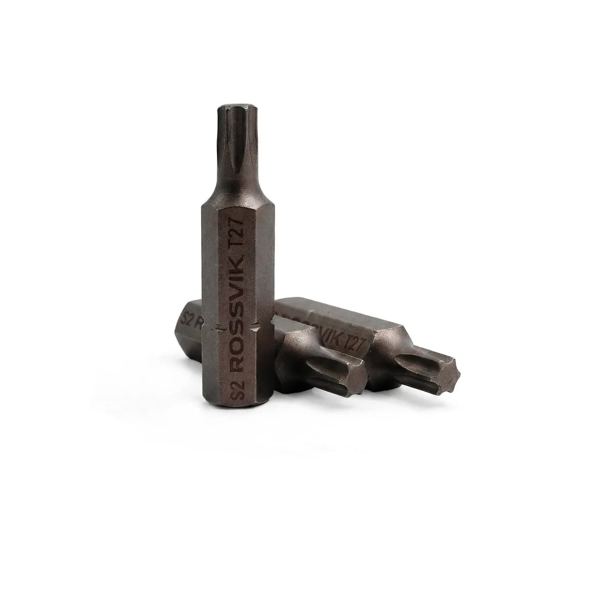 Бита TORX ROSSVIK 8036T27, T27, 36 мм, 5/16", сплав S2 (20шт в коробке)