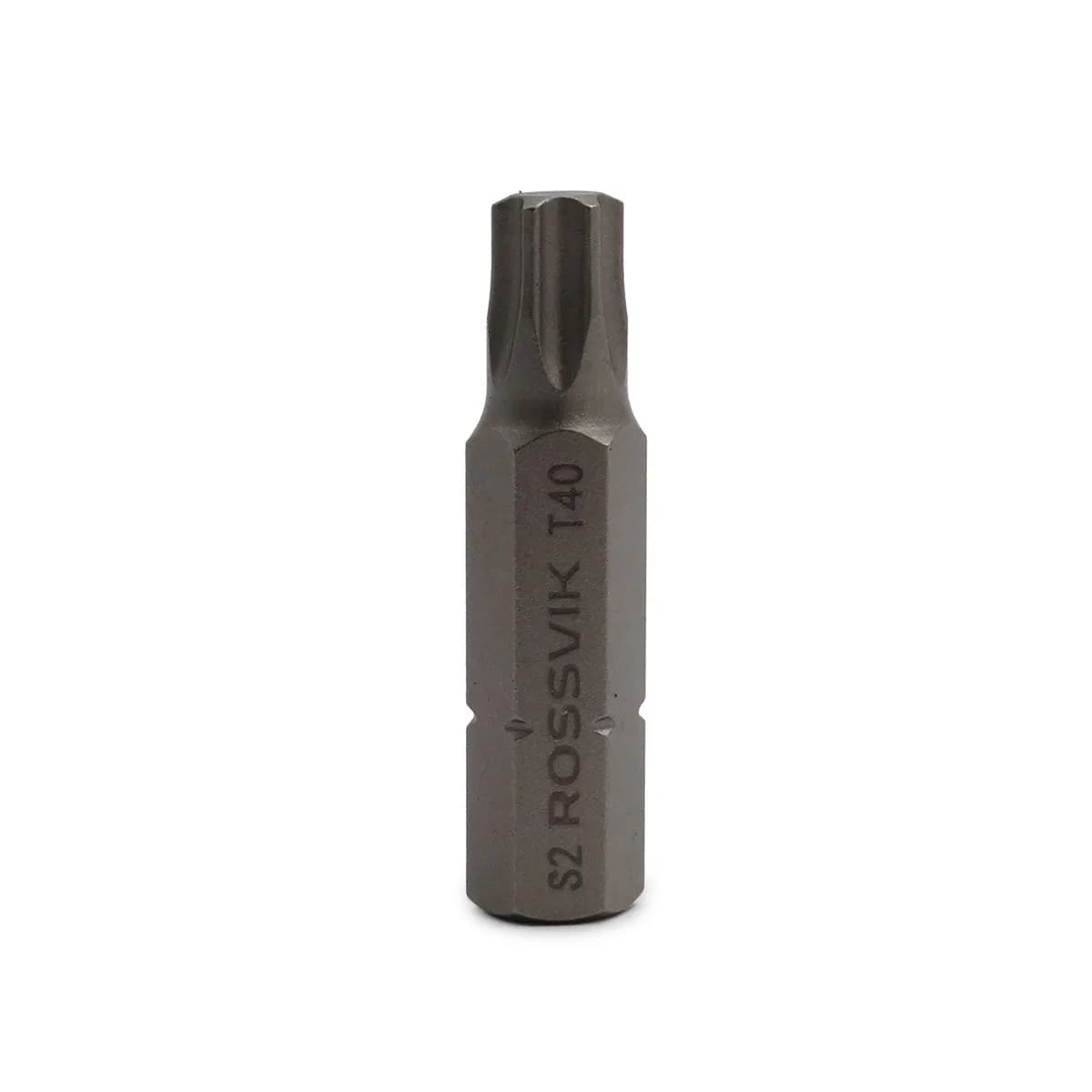 Бита TORX ROSSVIK 8036T40, T40, 36 мм, 5/16", сплав S2 (20шт в коробке)