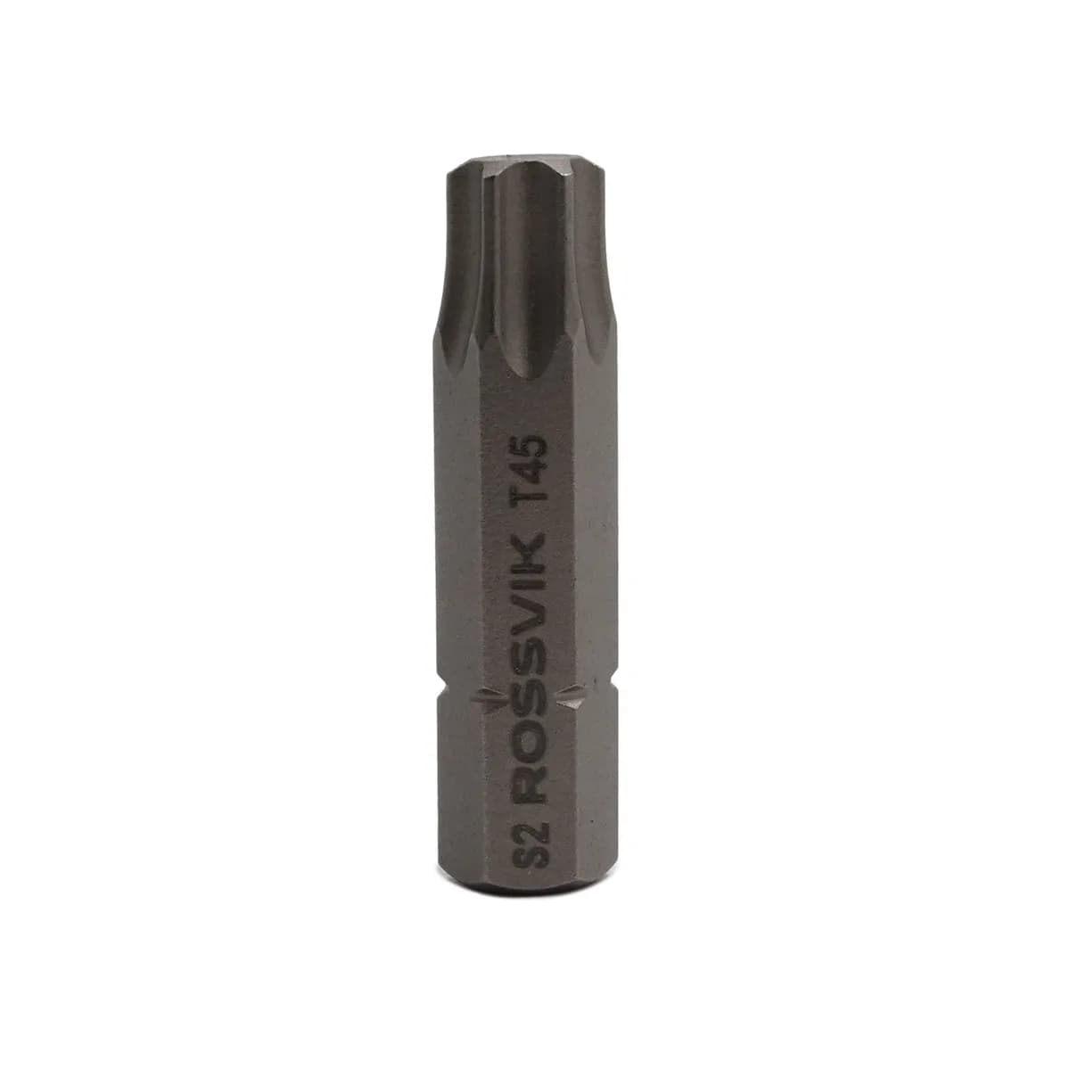 Бита TORX ROSSVIK 8036T45, T45, 36 мм, 5/16", сплав S2 (20шт в коробке)