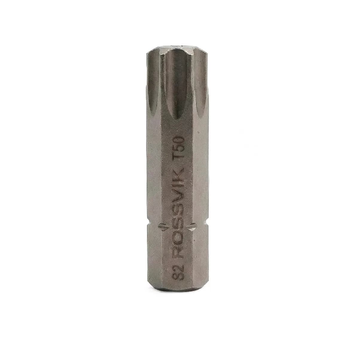 Бита TORX ROSSVIK 8036T50, T50, 36 мм, 5/16", сплав S2 (20шт в коробке)