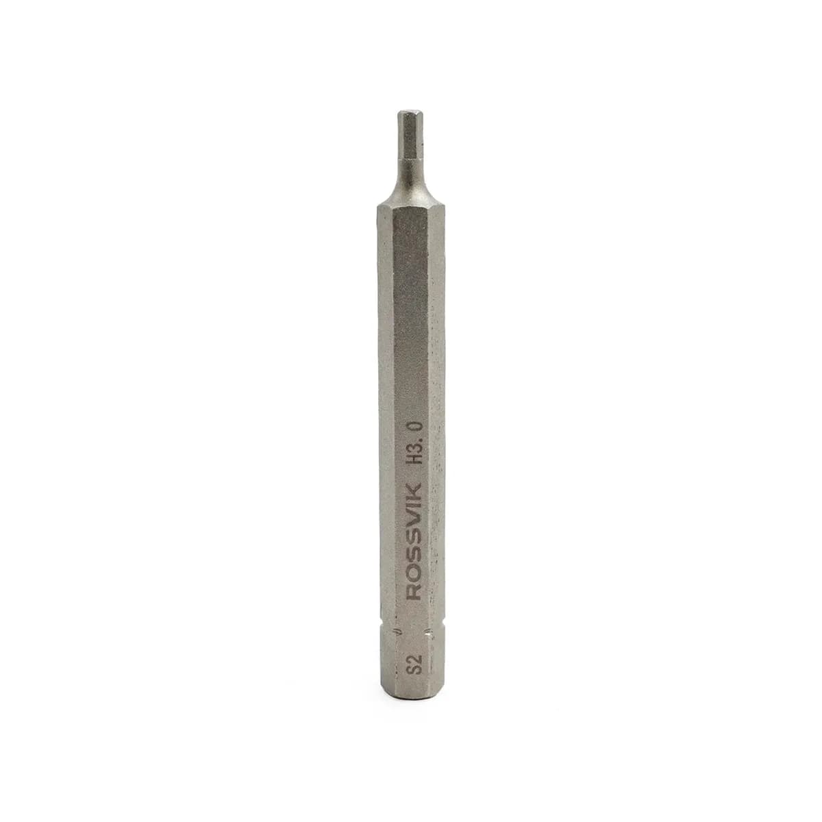 Бита HEX ROSSVIK 8080H30, H3.0, 80 мм, 5/16", сплав S2 (10шт в коробке)