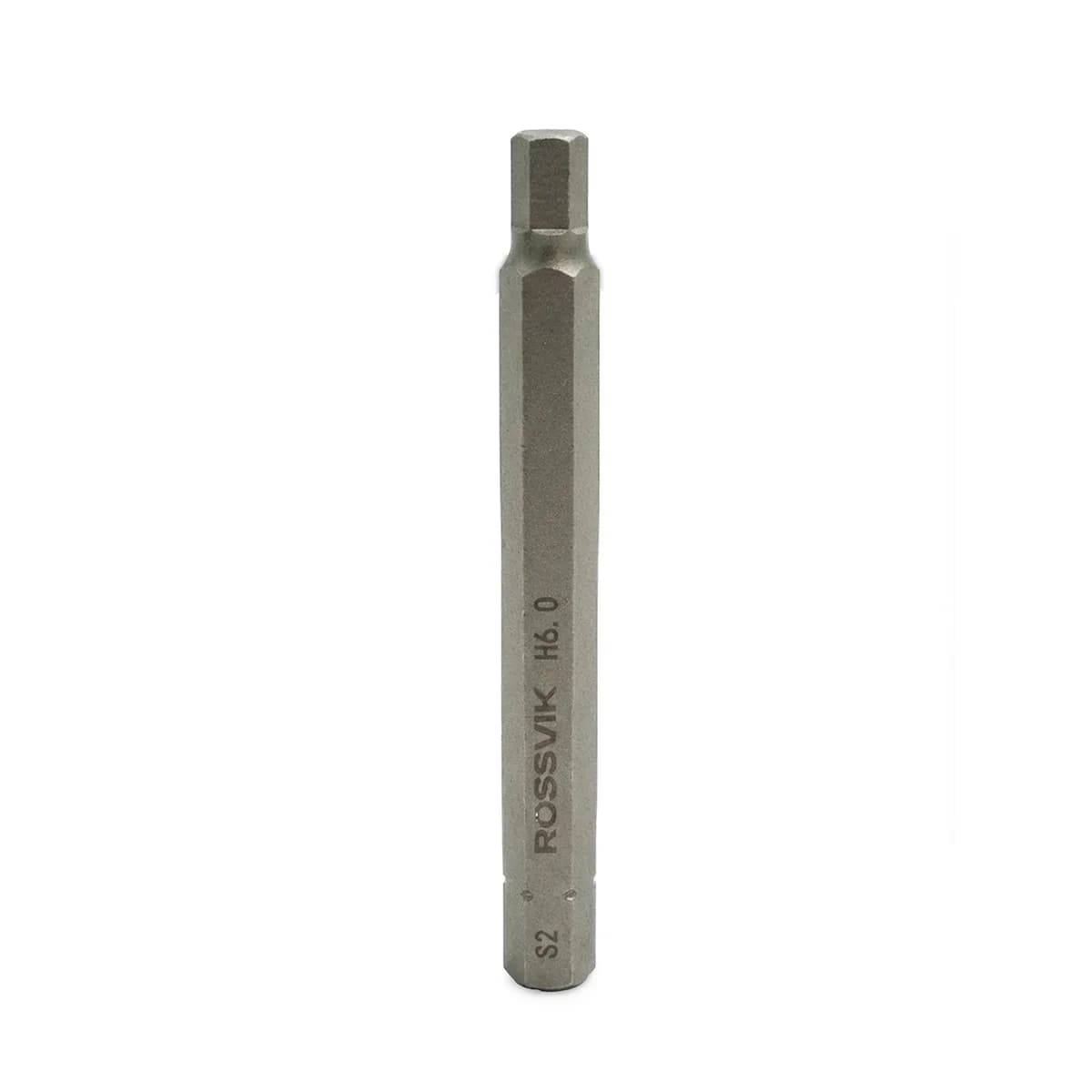 Бита HEX ROSSVIK 8080H60, H6.0, 80 мм, 5/16", сплав S2 (10шт в коробке)