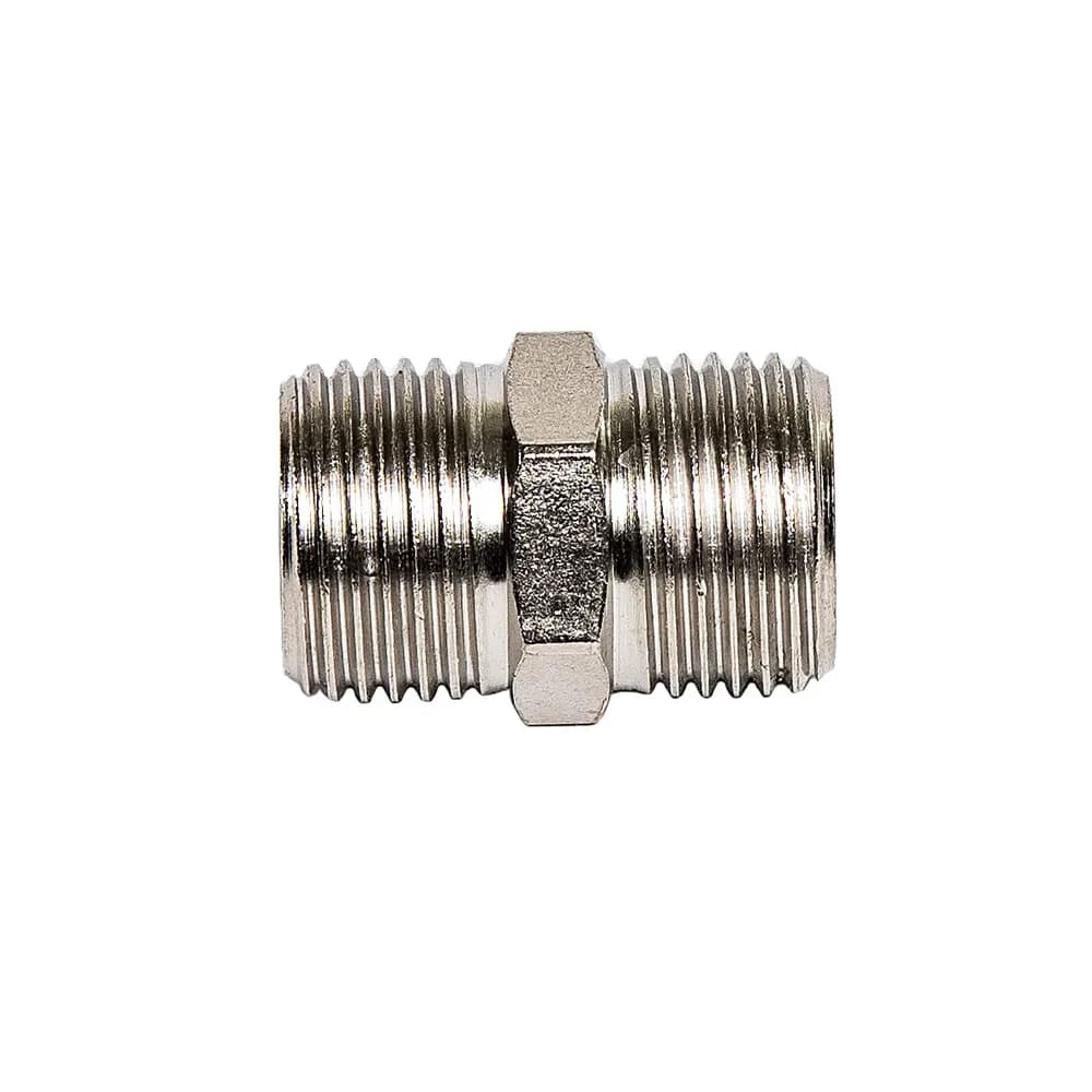 A121/10.R Переходник ROSSVIK ММ  М1/2"- М1/2"