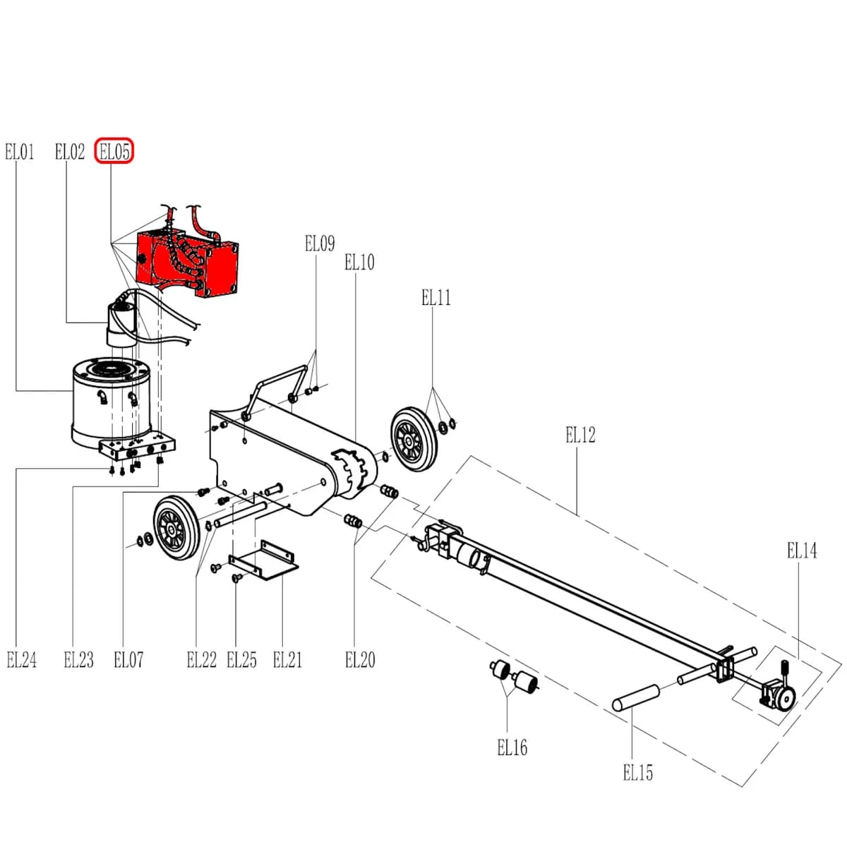 Пневмонасос в сборе (Pump Assy) S40-2EL