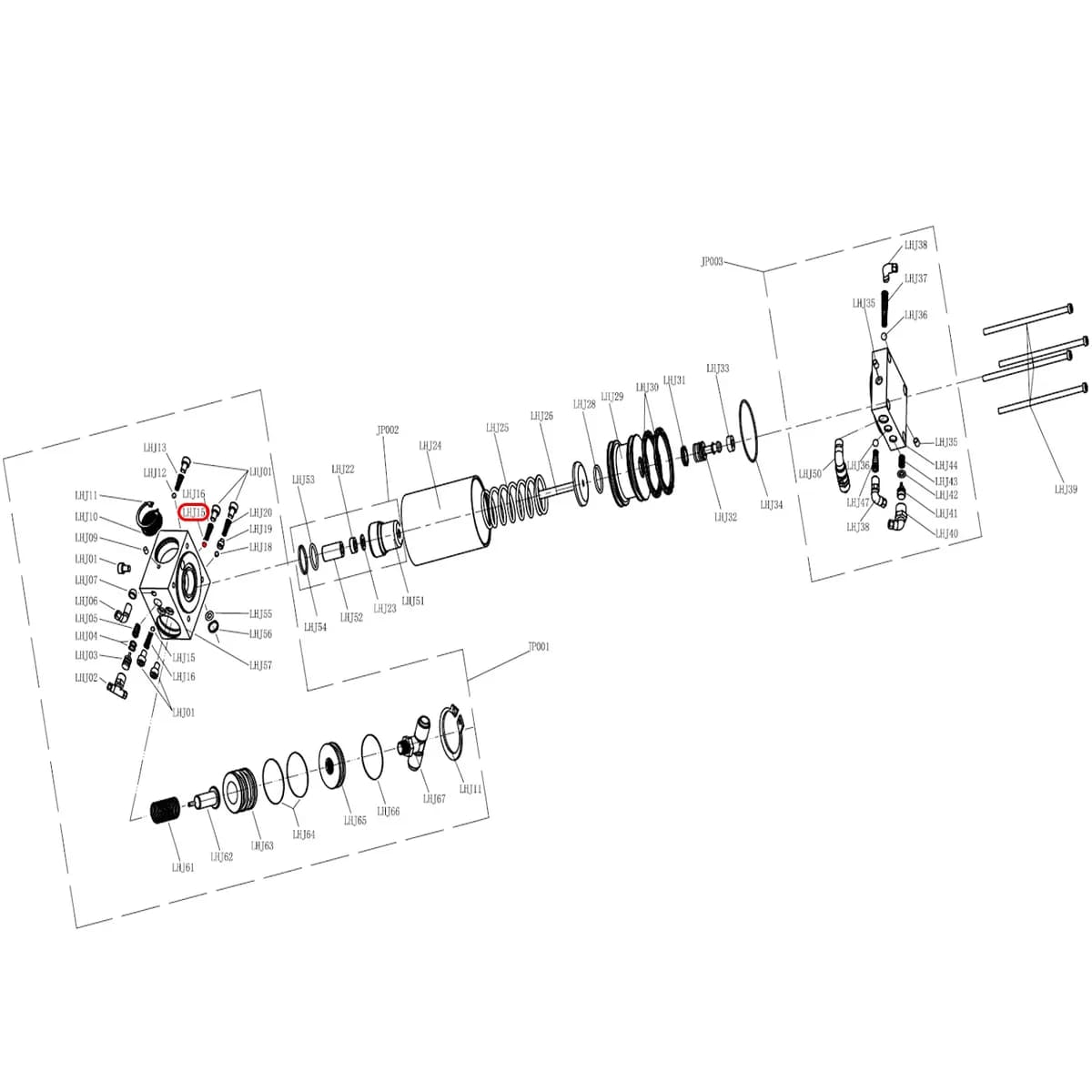 Запчасти для домкратов LHJ15