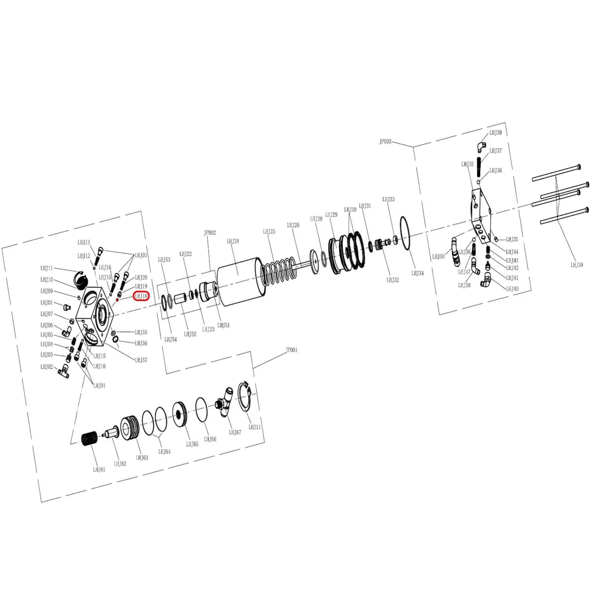 Запчасти для домкратов LHJ18