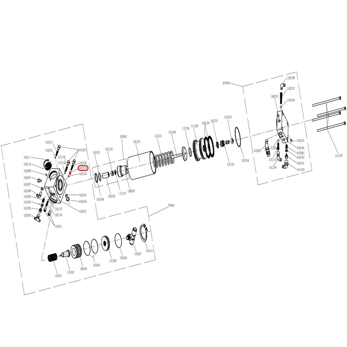 Запчасти для домкратов LHJ19