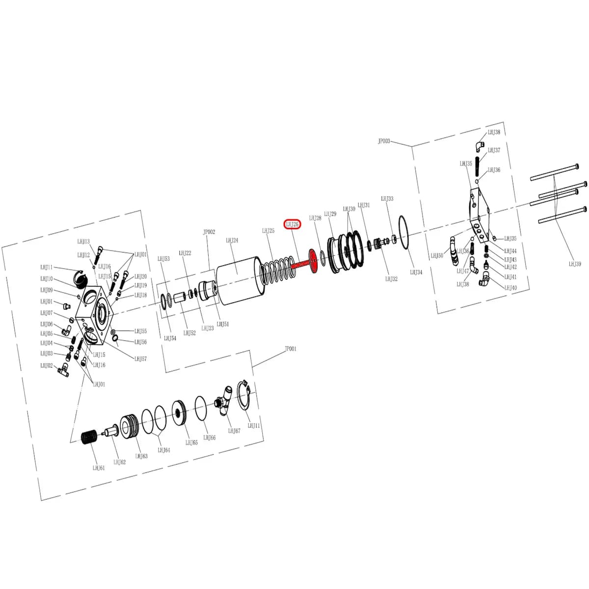 Запчасти для домкратов LHJ26