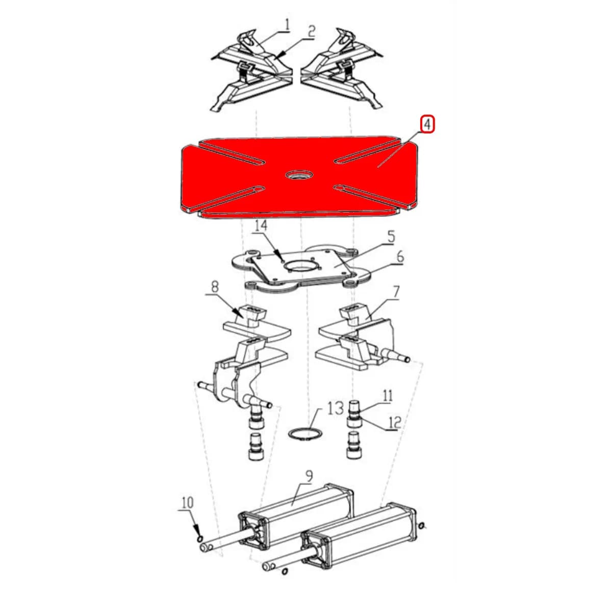 Поворотный стол 24" V324