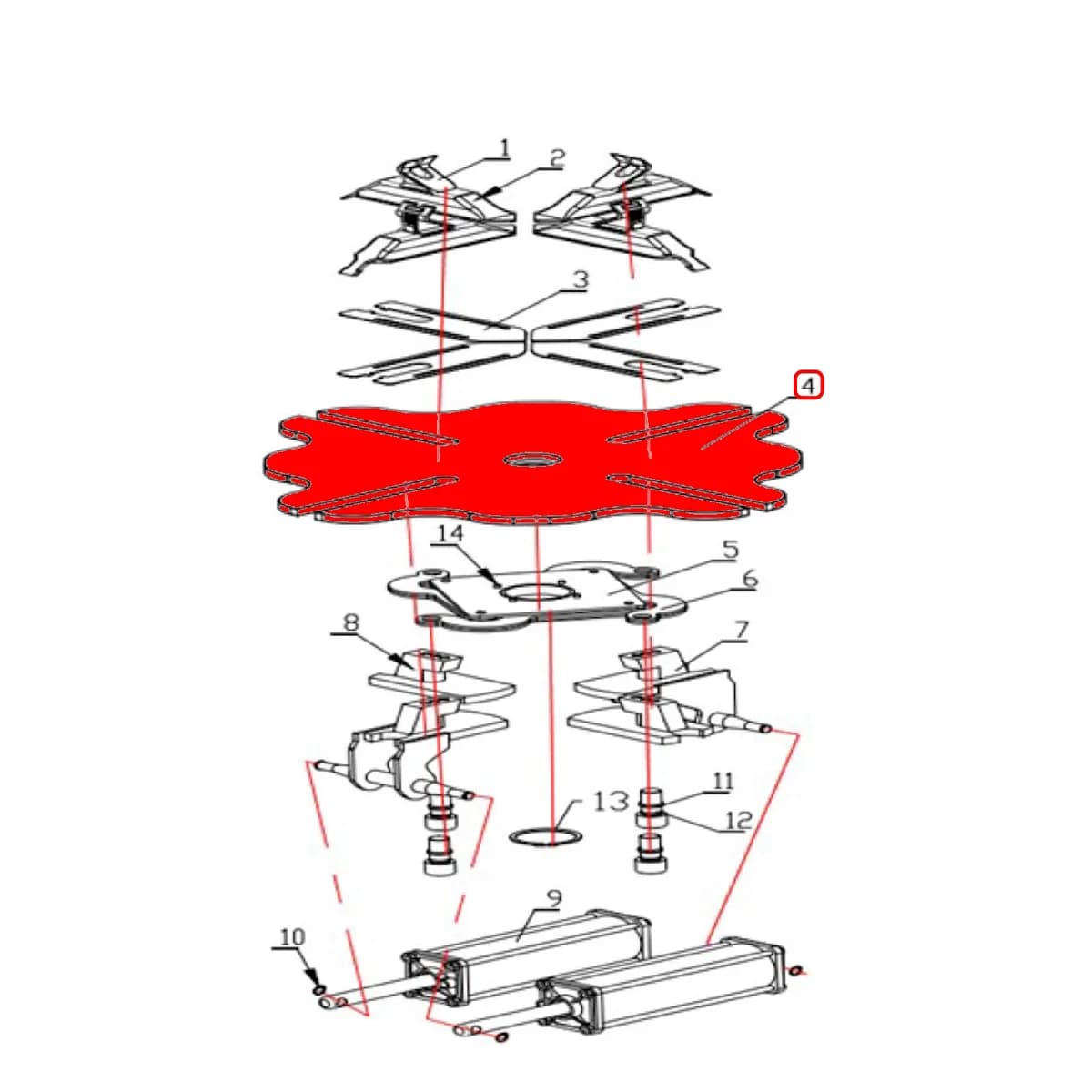 Поворотный стол 26" V426, V426R