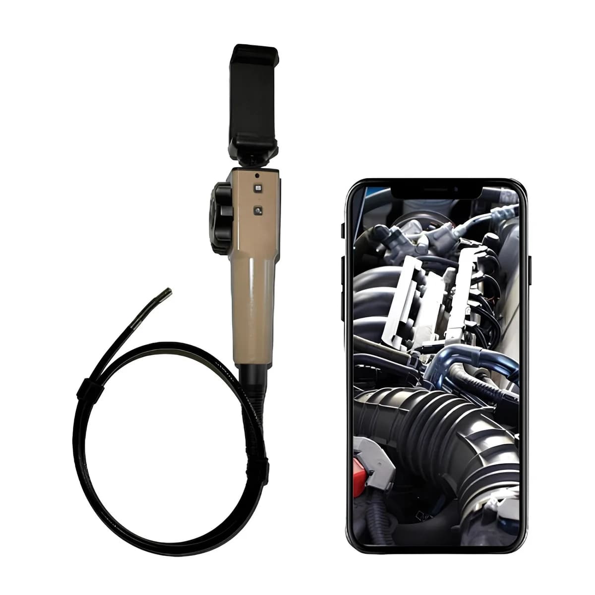 Видеоэндоскоп THINKCAR TES 303 PRO, 1280*720, гибкий зонд 95 см, для смартфона (Android/iOS)