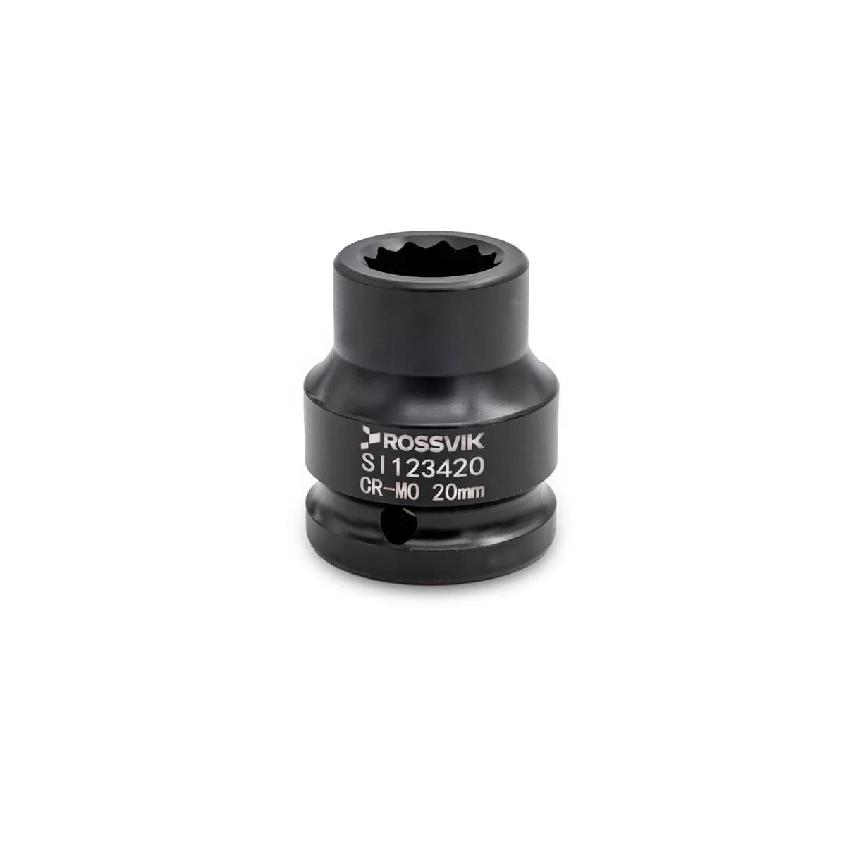 SI123420 Головка торцевая ударная 12-гранная ROSSVIK 3/4", 20мм