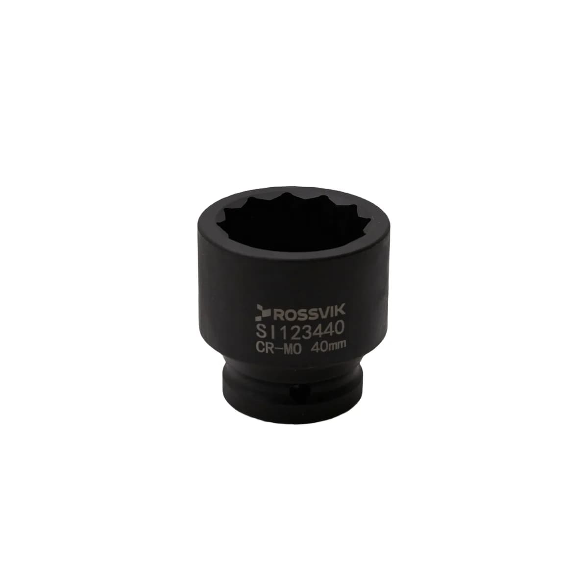 SI123440 Головка торцевая ударная 12-гранная ROSSVIK 3/4", 40мм