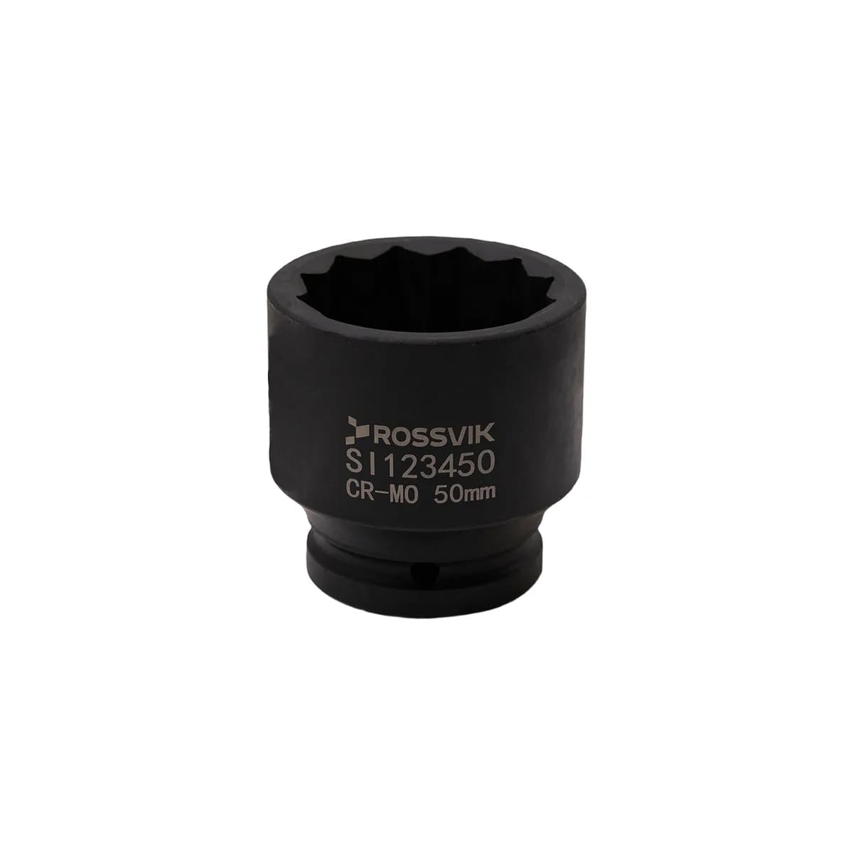 SI123450 Головка торцевая ударная 12-гранная ROSSVIK 3/4", 50мм
