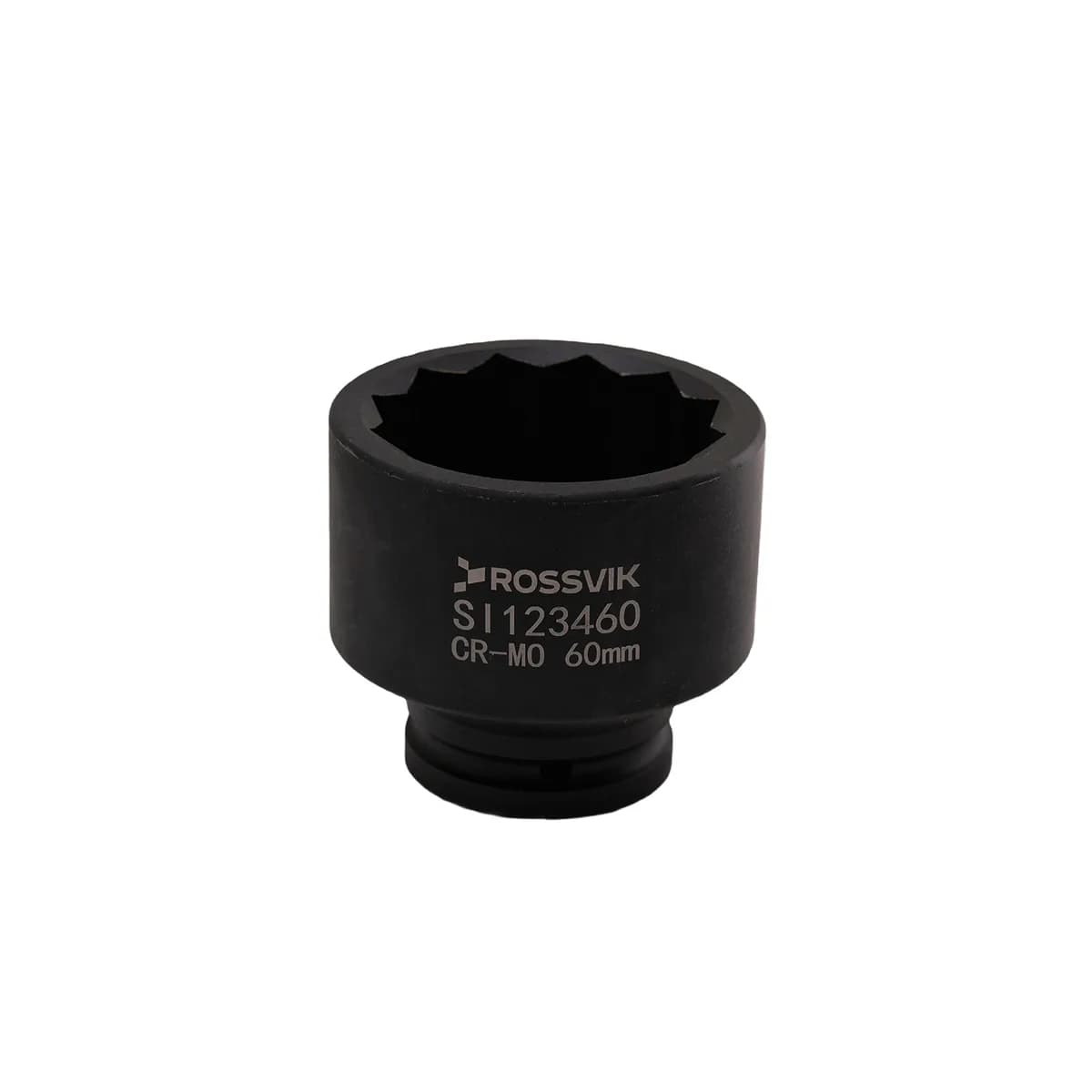 SI123460 Головка торцевая ударная 12-гранная ROSSVIK 3/4", 60мм